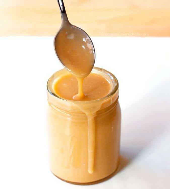 13. Coconut Milk Caramel Sauce 
