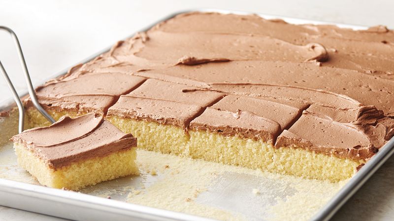 2. Buttermilk Sheet Cake Delights 