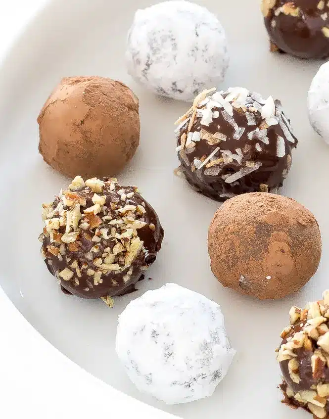 11. Truffles made with cottage cheese: 