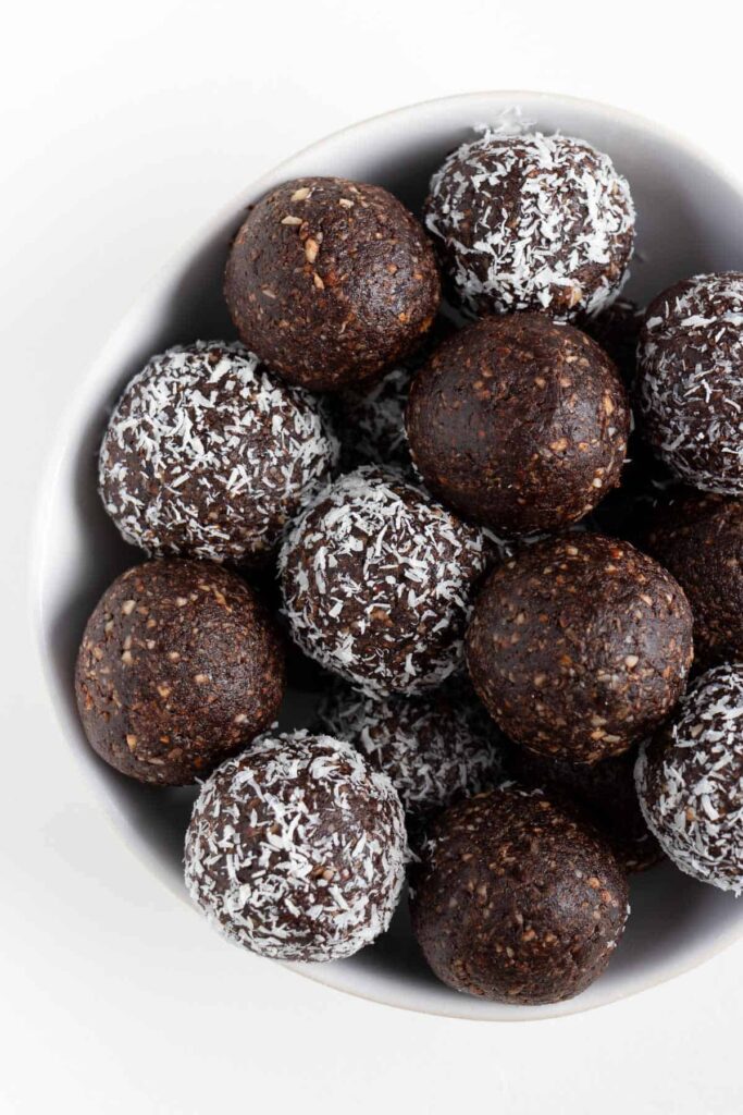 6. Chocolate Coconut Energy Balls 