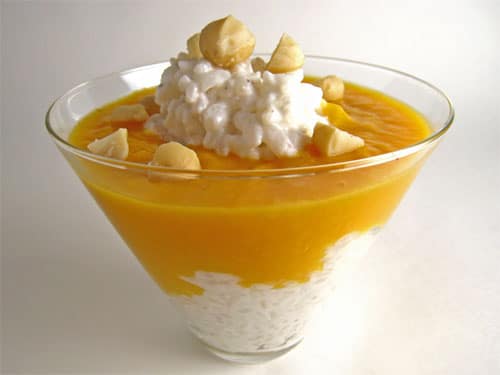 8. Sunshine Mango Coconut Rice Pudding 