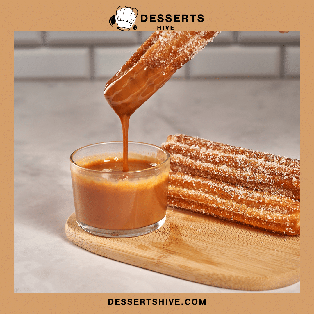 lotus dessert dip with churros