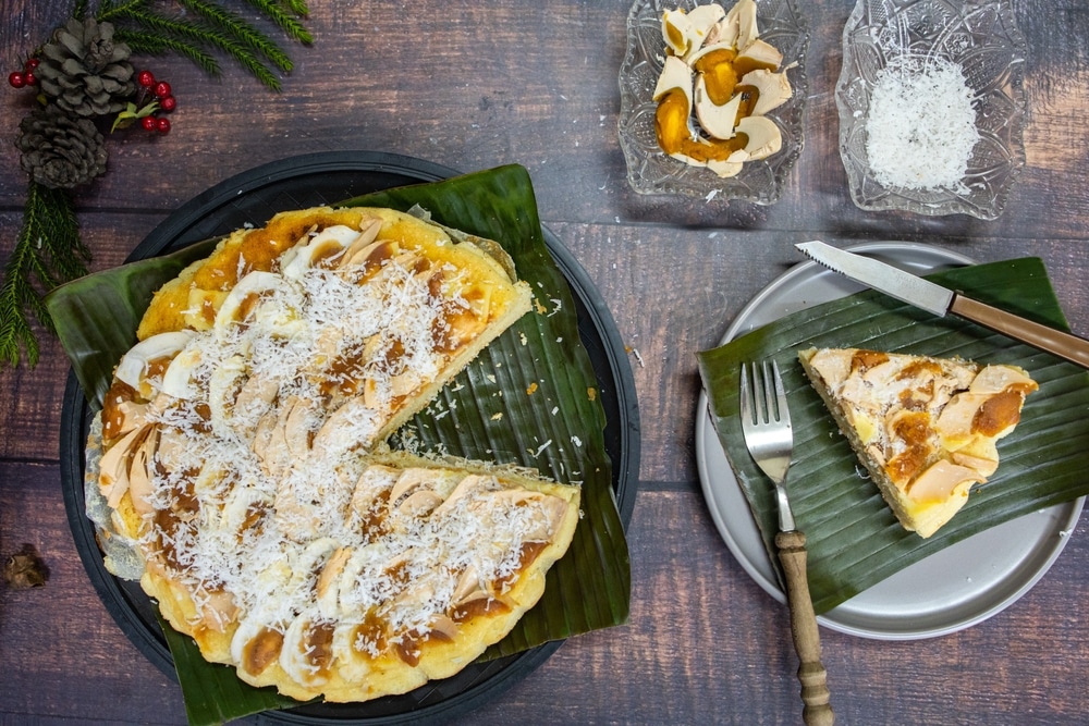 Bibingka Filipino Food Delicacy In The Philippines