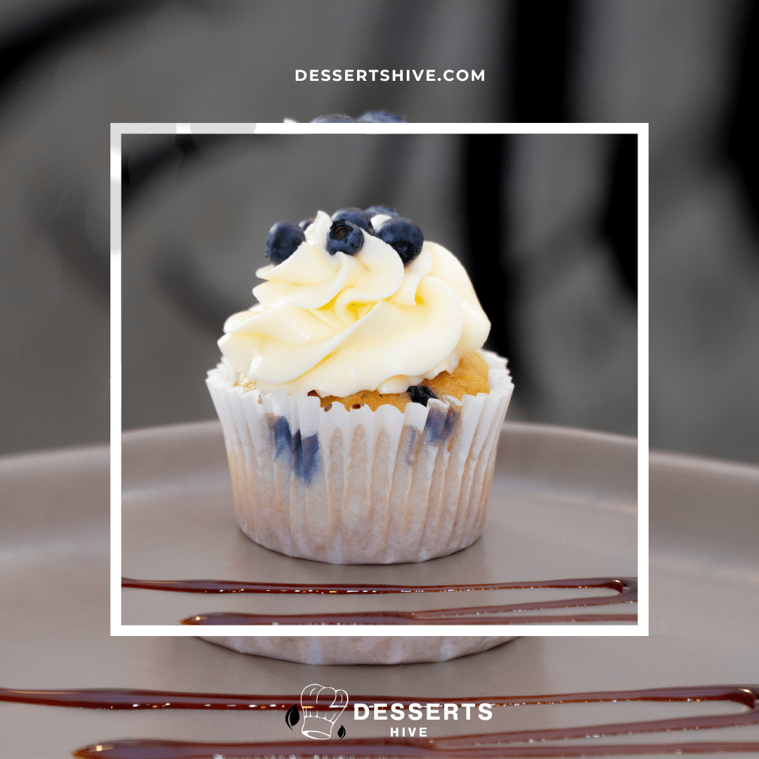 Blueberry Muffins with Blueberry Icing