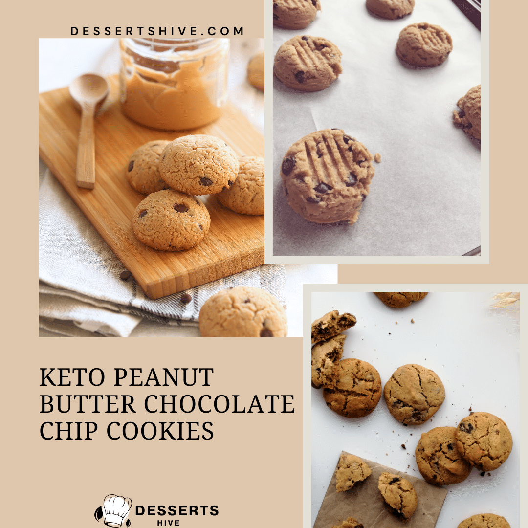 Keto Peanut Butter Chocolate Chip Cookies