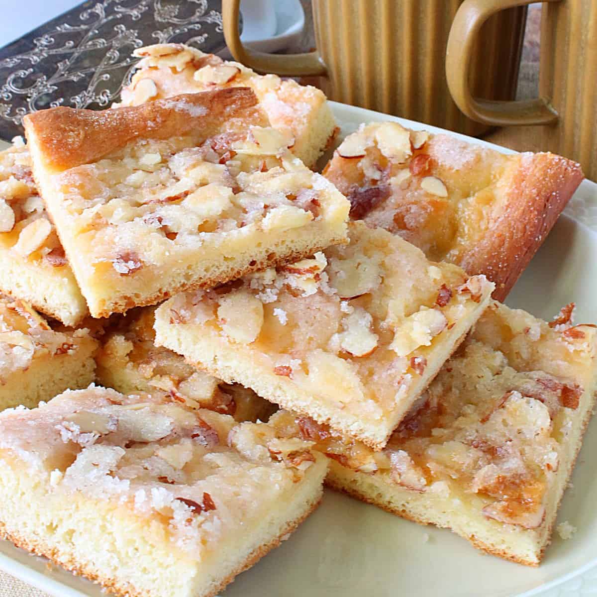 A view of a german sugar cake