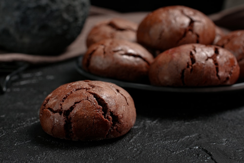 A view of some chocolate lebkuchen