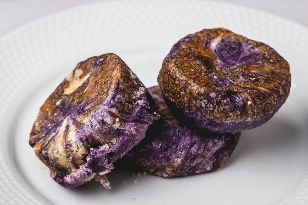 Pinoy Snack Or Dessert Hopia Ube sweet Potato Yam (center) 