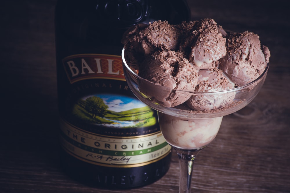 Baileys Ice Cream In Glass