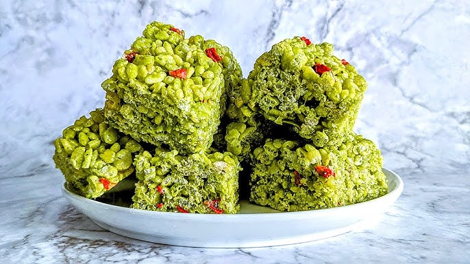 Matcha Rice Krispies Treats