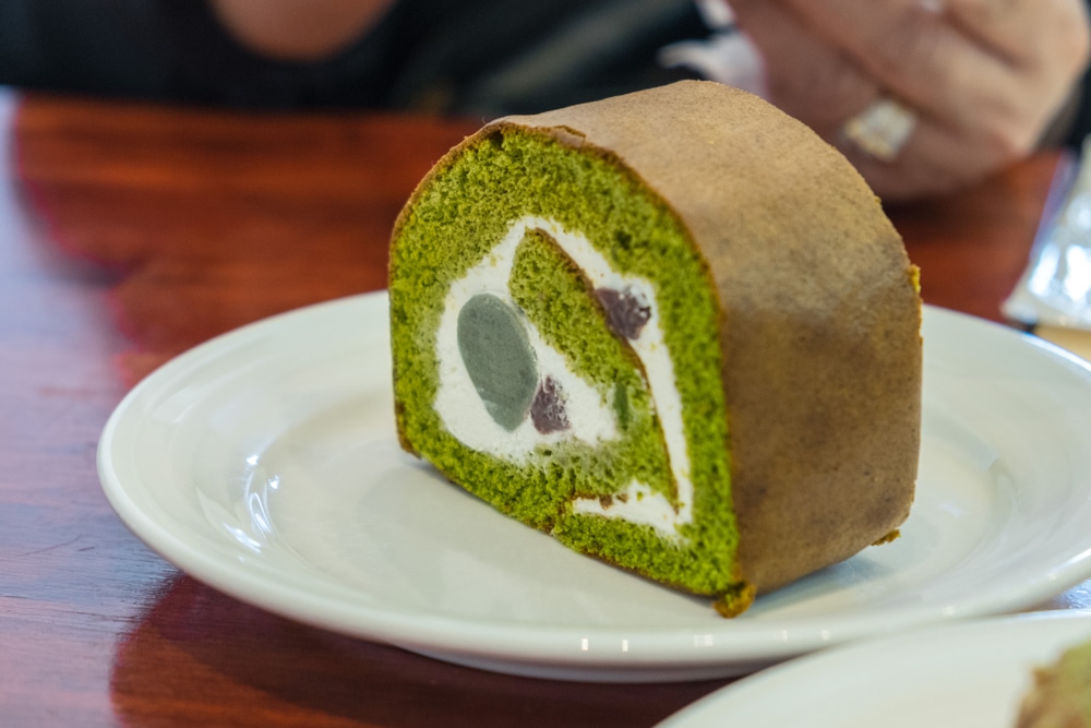 Matcha Swiss Roll (roll Cake)